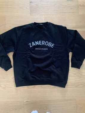 ZANEROBE STUDIOS ORGO CREW SWEAT BLACK XXL